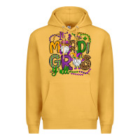 Mustard it's mardi gras y'all gnomes Premium Hoodie - OliviaCreatesArt