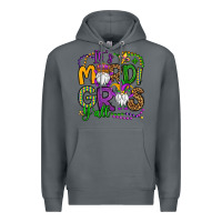 Rock it's mardi gras y'all gnomes Premium Hoodie - OliviaCreatesArt