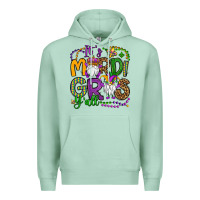 Seafoam it's mardi gras y'all gnomes Premium Hoodie - OliviaCreatesArt