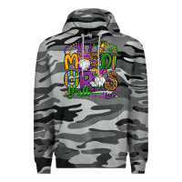 Slate Camo it's mardi gras y'all gnomes Premium Hoodie - OliviaCreatesArt