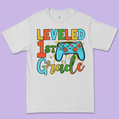 Leveled 1 St Grade Premium Tee Designed By Jahusdesignshop