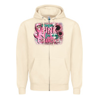 Sandshell i wear pink for my grandma Zipper Hoodie - CowGirlArtShop