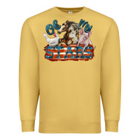 Antique Gold Oh my stars farm animals Premium Sweatshirt - FaDigitalArtStudio