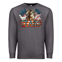 Charcoal Heather Oh my stars farm animals Premium Sweatshirt - FaDigitalArtStudio