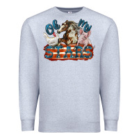 Heather Grey Oh my stars farm animals Premium Sweatshirt - FaDigitalArtStudio