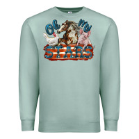 Seafoam Oh my stars farm animals Premium Sweatshirt - FaDigitalArtStudio