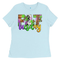 Baby Blue fat tuesday mardi gras Ladies Tee - Jasminsmagicworld