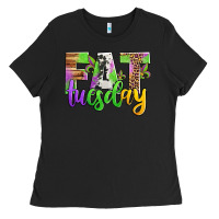 Black fat tuesday mardi gras Ladies Tee - Jasminsmagicworld