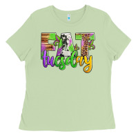 Matcha fat tuesday mardi gras Ladies Tee - Jasminsmagicworld