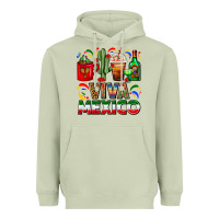 Matcha Viva Mexico Coffee Cups With Cactus And Tequila Heavyweight Hoodie - FaDigitalArtStudio