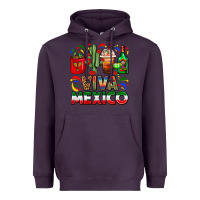 Plum Viva Mexico Coffee Cups With Cactus And Tequila Heavyweight Hoodie - FaDigitalArtStudio