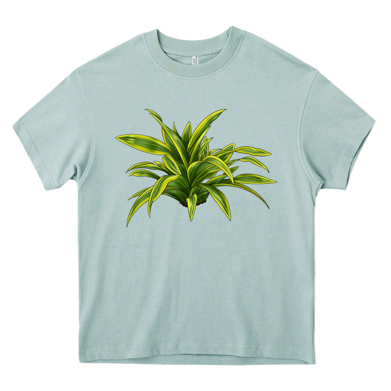 Lemon Lime Dracaena Leaf Heavy Core Tee by LillyAllenDesigns | Teevron