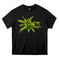 Black Lemon Lime Dracaena Leaf Heavy Core Tee - LillyAllenDesigns