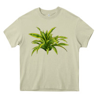 Mossy Lemon Lime Dracaena Leaf Heavy Core Tee - LillyAllenDesigns