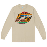 Mushroom Aztec Sunflower Lips Long Sleeve Tee - Bettercallsaul