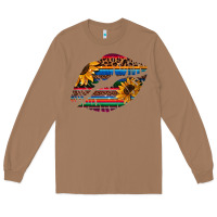 Toasted Coconut Aztec Sunflower Lips Long Sleeve Tee - Bettercallsaul