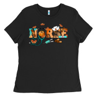 Black fall nurse Ladies Tee - RanaPortraitStore