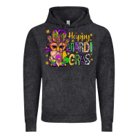 Happy Mardi Gras With Gnome Vintage Hoodie | Teevron