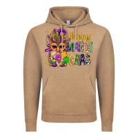 Vintage Coffee Happy Mardi Gras With Gnome Vintage Hoodie - BundleAndBundleShop