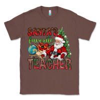 Chestnut Santa's Favorite Teacher Classic Tee - BundleAndBundleShop
