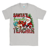 Moon Dust Santa's Favorite Teacher Classic Tee - BundleAndBundleShop