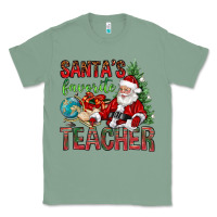 Sage Santa's Favorite Teacher Classic Tee - BundleAndBundleShop