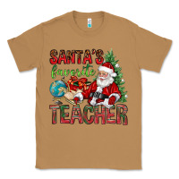 Toasted Coconut Santa's Favorite Teacher Classic Tee - BundleAndBundleShop