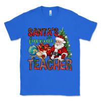 True Royal Santa's Favorite Teacher Classic Tee - BundleAndBundleShop