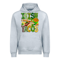 Heather Grey Irish i Had Tacos Urban Hoodie - CowhideDigitalArt