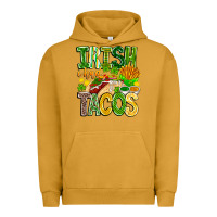 Pigment Peanut Butter Irish i Had Tacos Urban Hoodie - CowhideDigitalArt