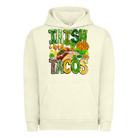 Pigment Pistachio Irish i Had Tacos Urban Hoodie - CowhideDigitalArt