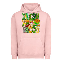 Pigment Salmon Irish i Had Tacos Urban Hoodie - CowhideDigitalArt