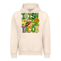 Sandshell Irish i Had Tacos Urban Hoodie - CowhideDigitalArt