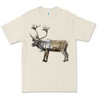 Bone reindeer buck deer Premium Tee - LillyAllenDesigns