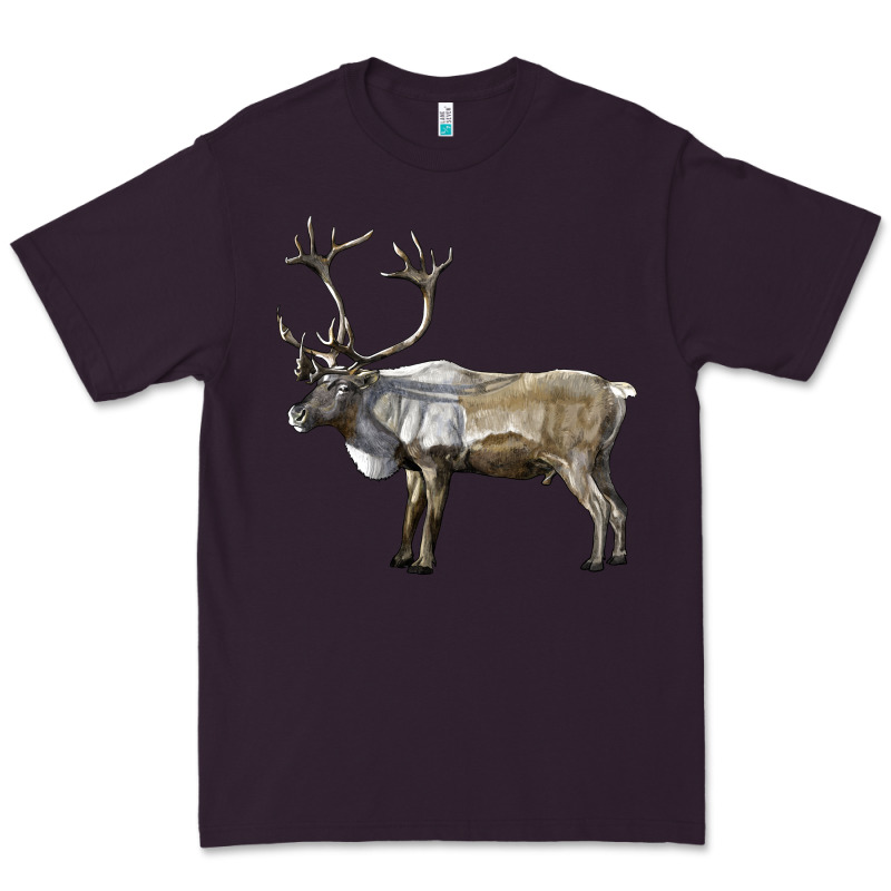 Reindeer Buck Deer Premium Tee by LillyAllenDesigns | Teevron