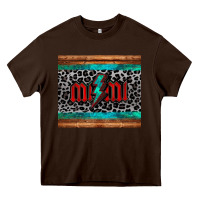 Chocolate Brown leopard lightning bolt mimi mother's day Heavy Core Tee - Jasminsmagicworld