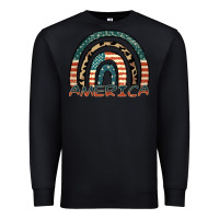 Black America rainbow Premium Sweatshirt - FaDigitalArtStudio
