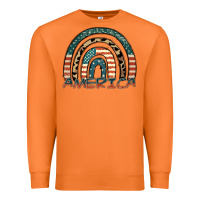 Carrot America rainbow Premium Sweatshirt - FaDigitalArtStudio
