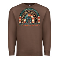 Chestnut America rainbow Premium Sweatshirt - FaDigitalArtStudio
