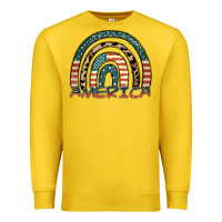 Lemon America rainbow Premium Sweatshirt - FaDigitalArtStudio