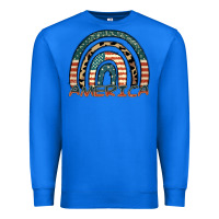 True Royal America rainbow Premium Sweatshirt - FaDigitalArtStudio