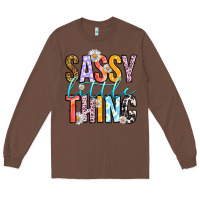 Chestnut sassy little thing Long Sleeve Tee - RanaPortraitStore