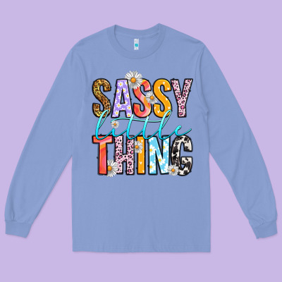 Sassy Little Thing Long Sleeve Tee Designed By Ranaportraitstore