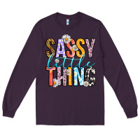 Plum sassy little thing Long Sleeve Tee - RanaPortraitStore