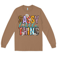 Toasted Coconut sassy little thing Long Sleeve Tee - RanaPortraitStore