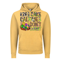 Vintage Mustard King Cake Calories Don't Count Mardi Gras Vintage Hoodie - BundleAndBundleShop