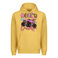 Antique Gold heart crusher olivia Premium Hoodie - OliviaCreatesArt