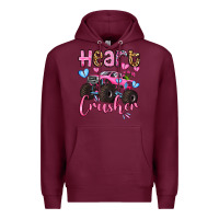 Burgundy heart crusher olivia Premium Hoodie - OliviaCreatesArt