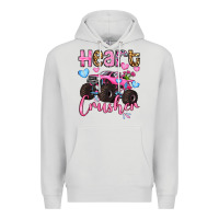 Dove Grey heart crusher olivia Premium Hoodie - OliviaCreatesArt