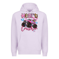 Lilac heart crusher olivia Premium Hoodie - OliviaCreatesArt
